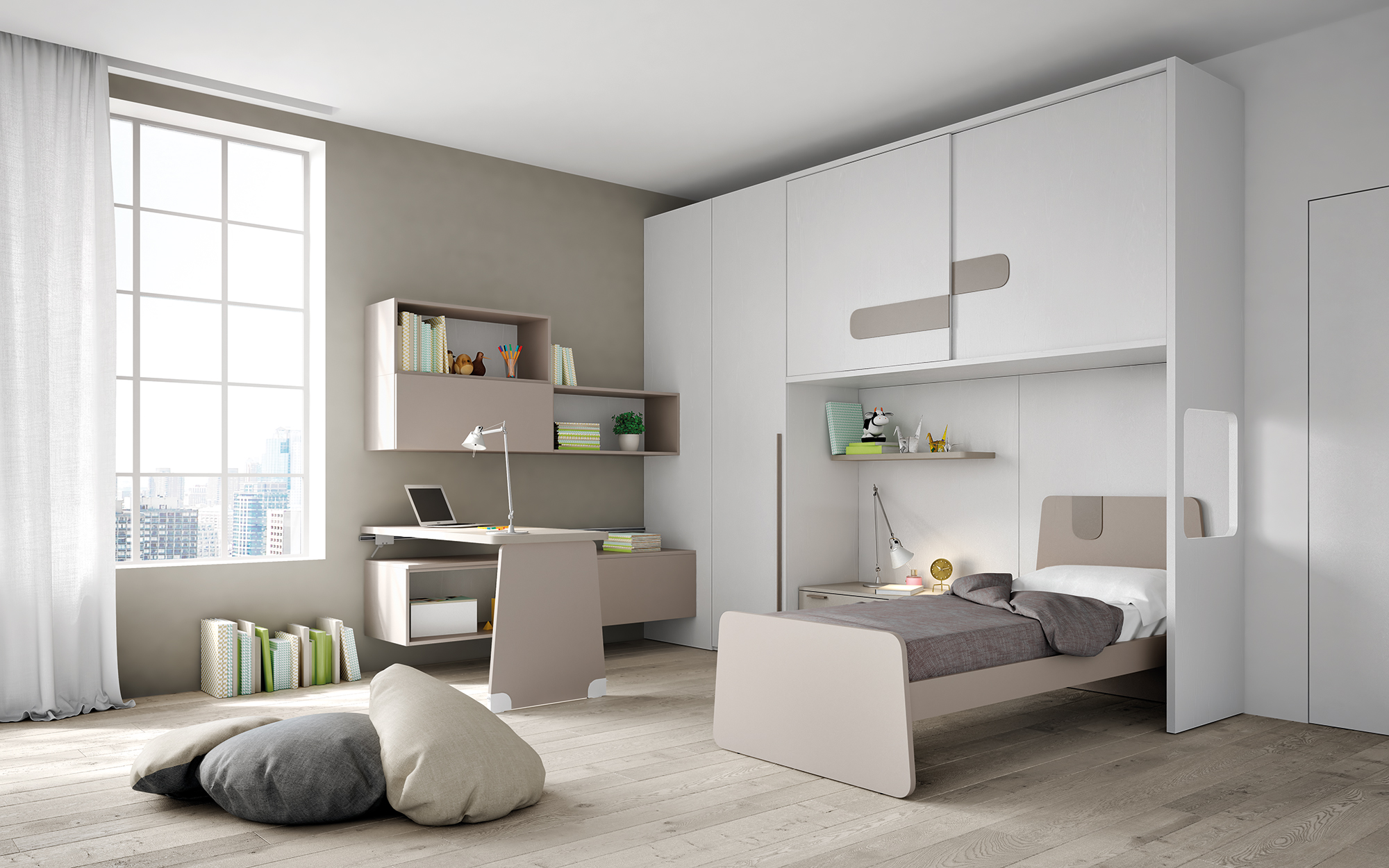 Letto a soppalco con pallet : letto a soppalco con bancali. letto ...
