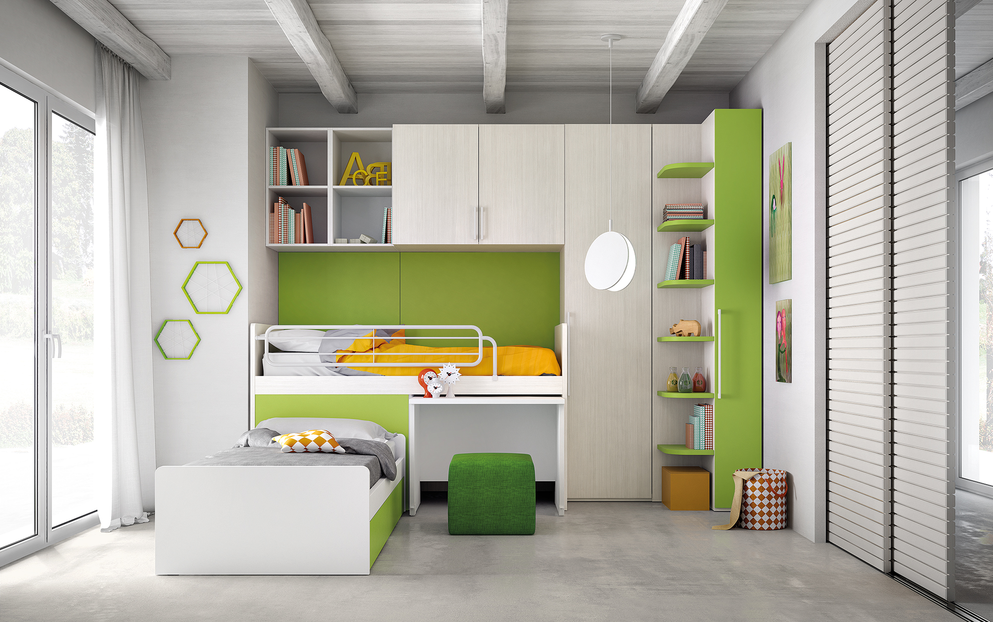 Camerette doppie con letti a terra : camerette da ragazzi ikea ...
