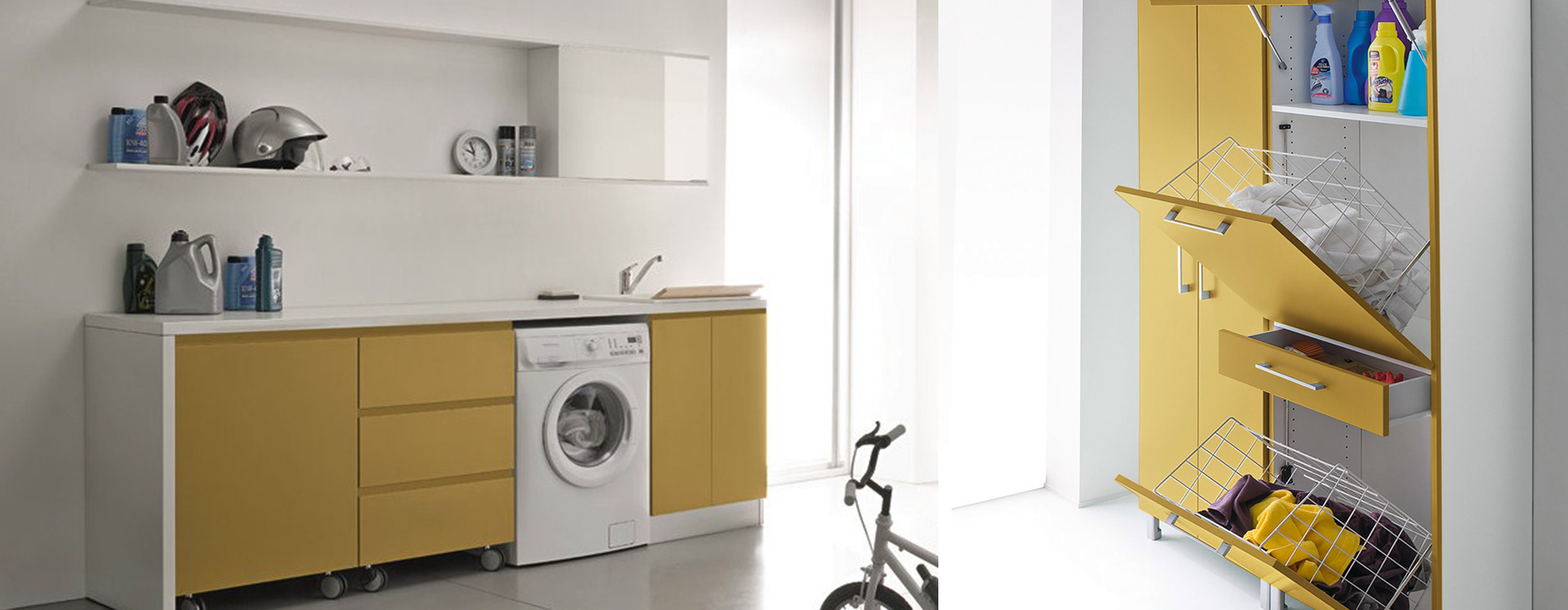 Casa immobiliare, accessori: mobili per lavanderia domestica