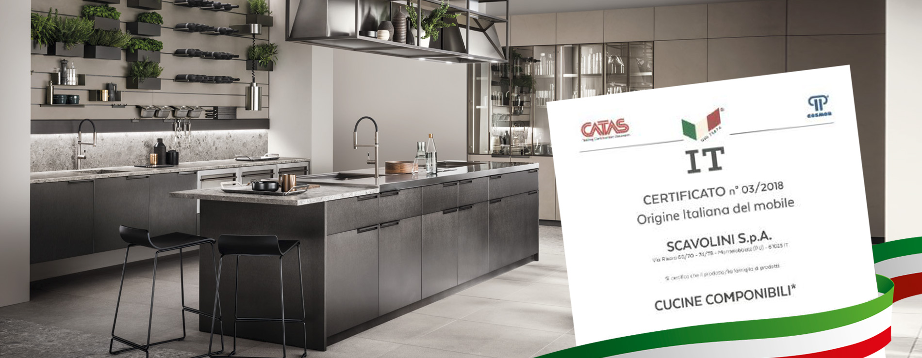 Scavolini ottiene la certificazione Made in Italy Certificazione Made in Italy Scavolini