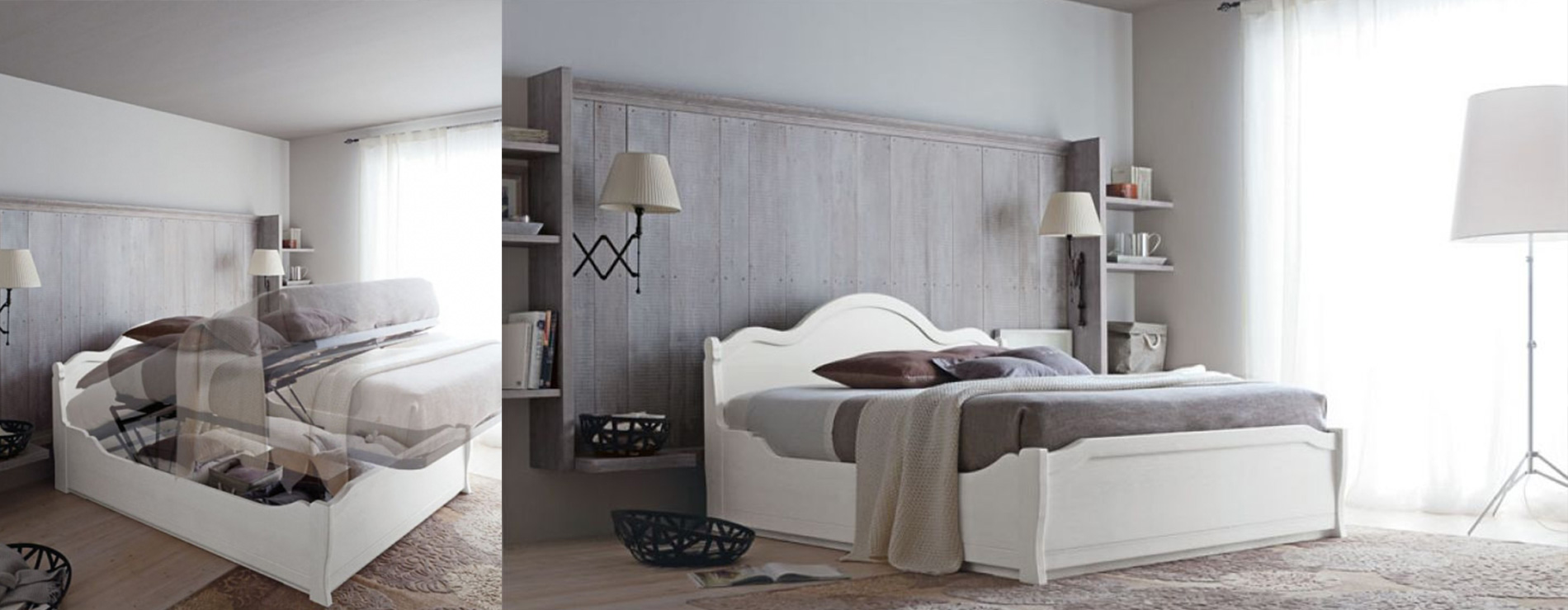 Letto con contenitore - Scandola