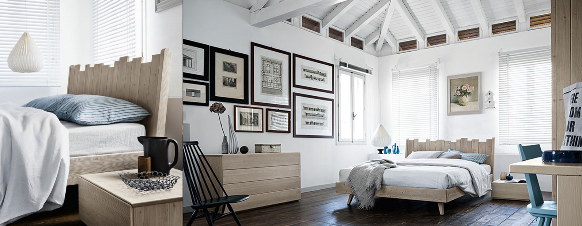 Letto in legno Maestrale