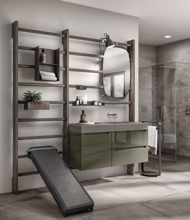 Composizione Scavolini bagno palestra