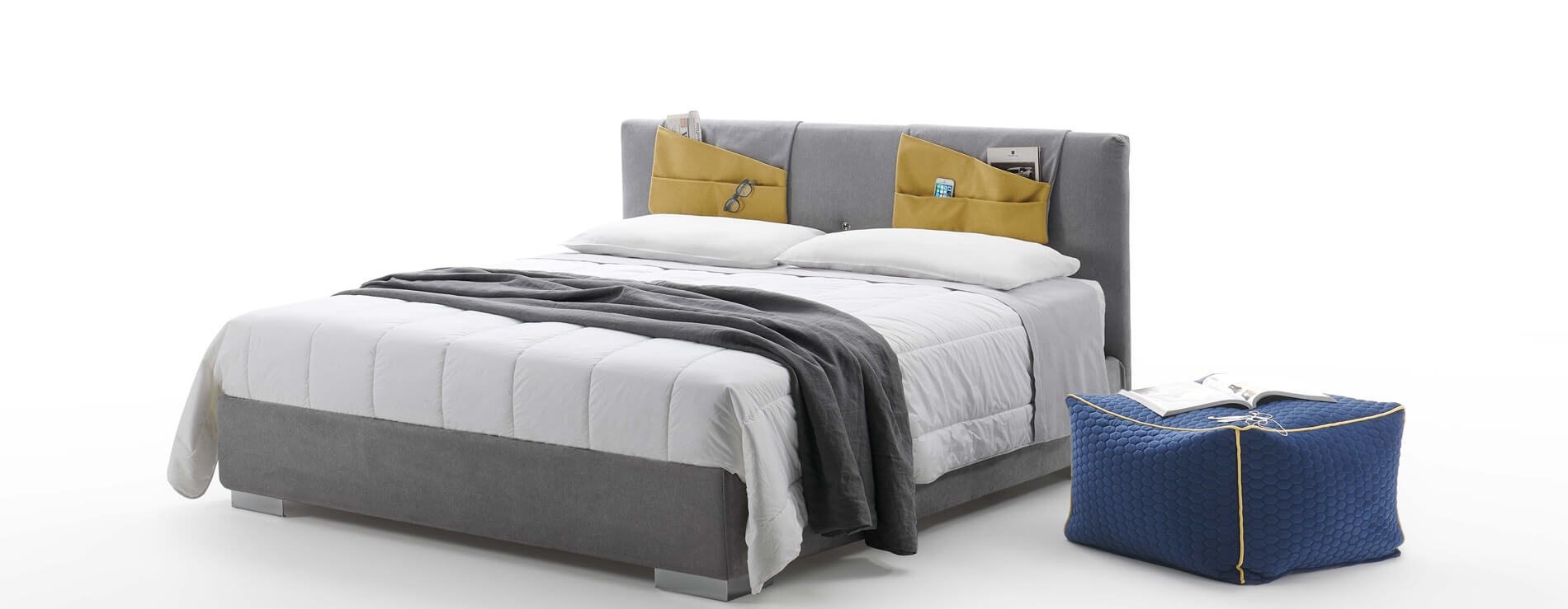 Letto matrimoniale Kim | Salvetti