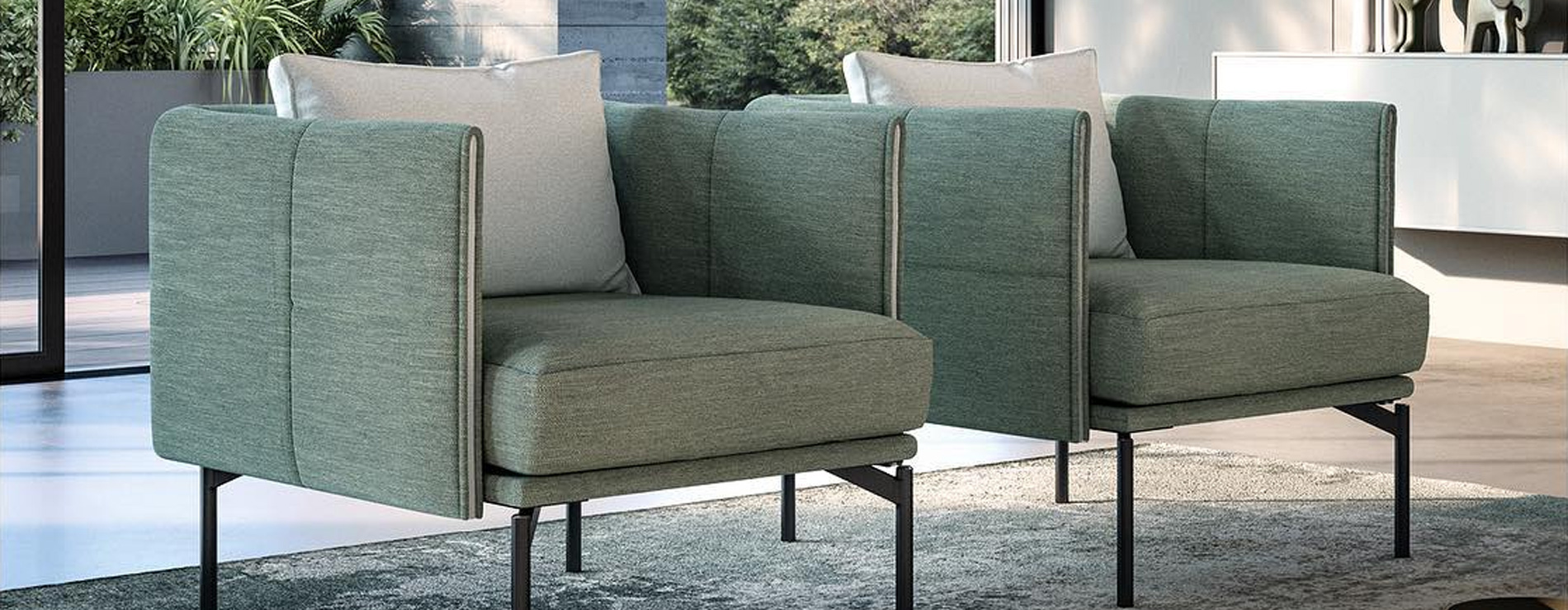 Divanetto e poltrona Zip | Biba