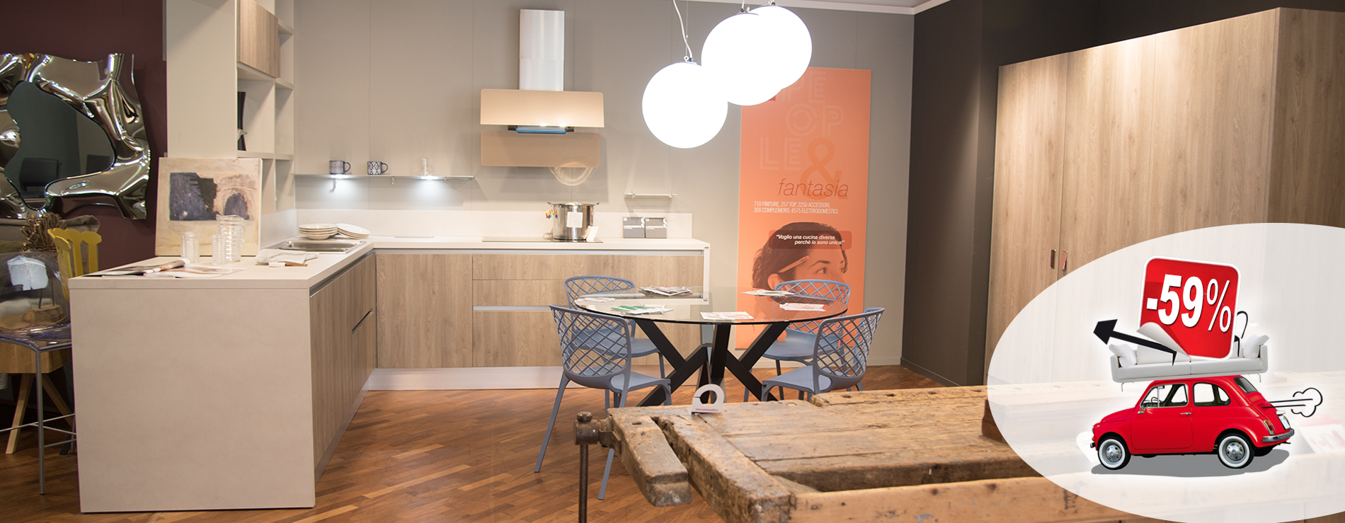Cucina Liberamente Scavolini in promozione