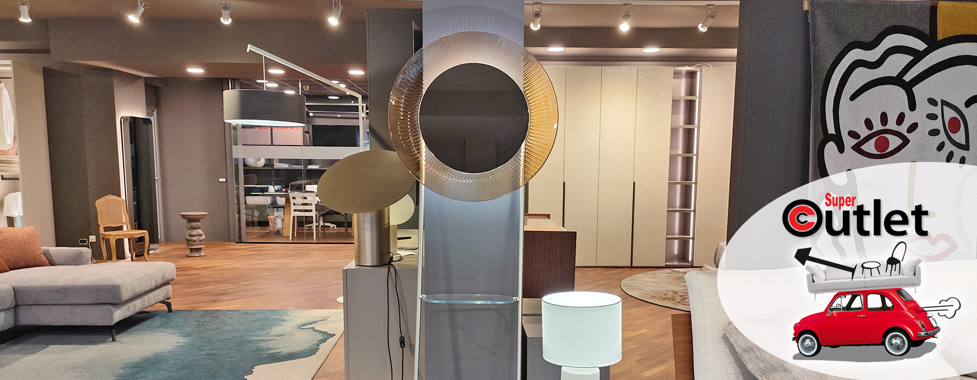 Lampada - specchio Fiam in promozione