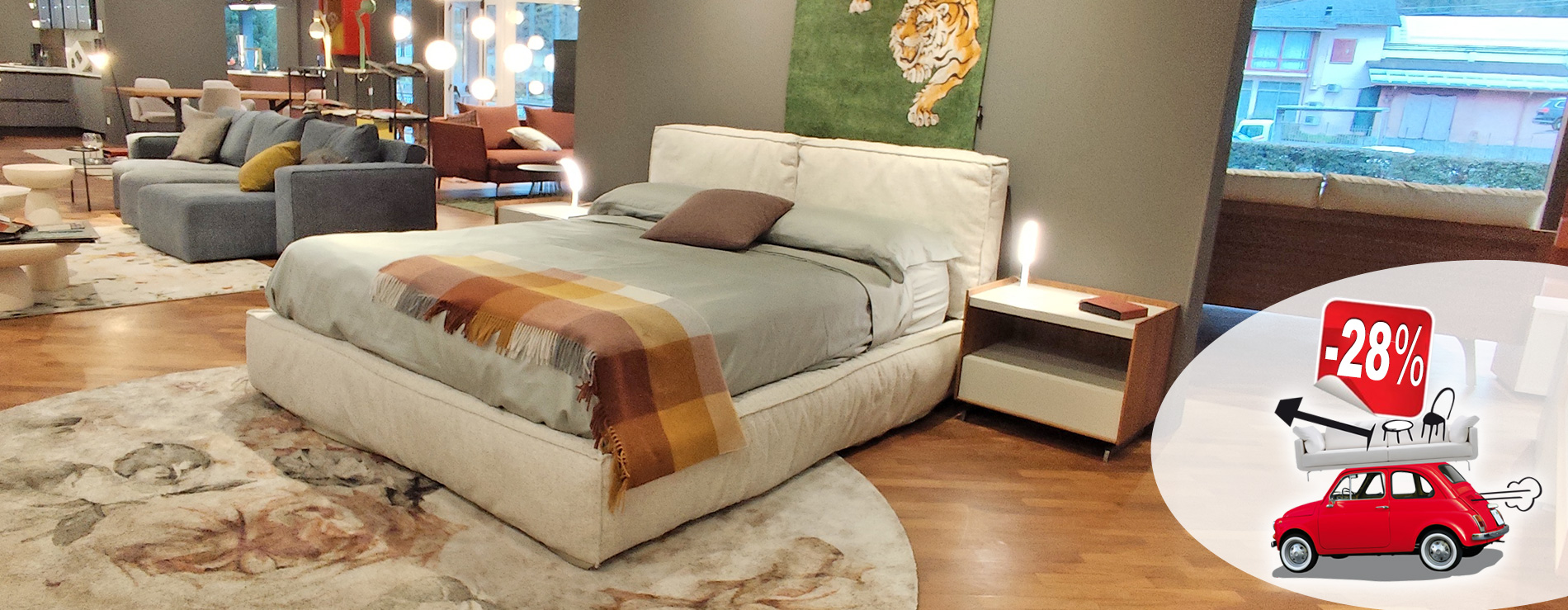 letto imbottito biba in promozione