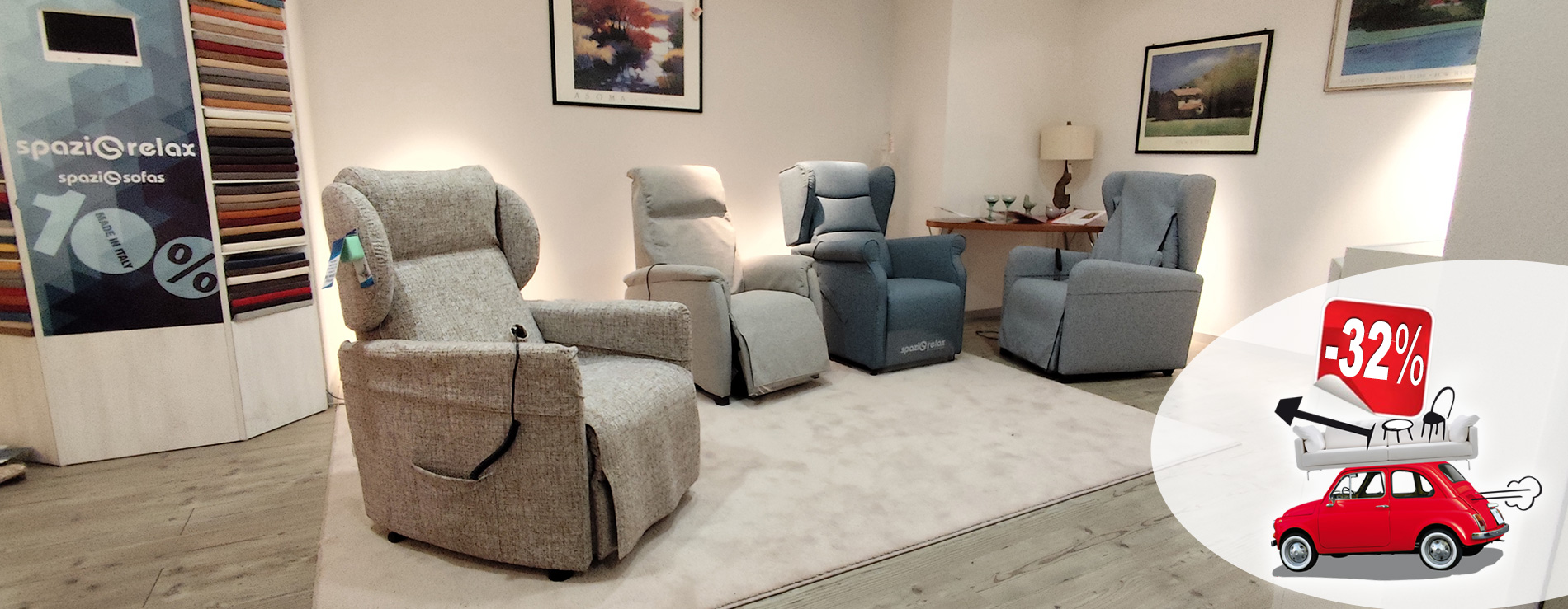 Poltrone Spazio Relax in promozione
